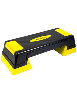 Strauss - High Rise Aerobic Stepper Two Height Level Adjustments Yellow