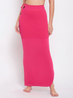 Clovia - Pink Women Saree Shapewear