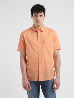 Levi's - Mens Solid Slim Fit Shirt Peach