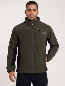 MountMiller - Men's Solid Ripstop Dual Superbond HLKN Fleece Tactical Hooded Jacket | Multi-Pocket