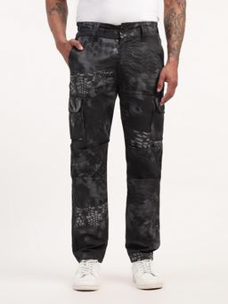 MountMiller - Black Camouflage Regular Fit Cargo