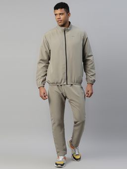 Dida - Beige Trendy Regular Dry Fit Outdoor Travel Multi Purpose Track Suit (Set of 2)