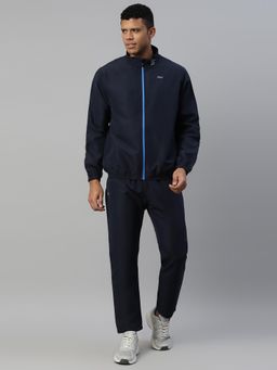 Dida - Navy Blue Trendy Regular Dry Fit Outdoor Travel Multi Purpose Track Suit (Set of 2)