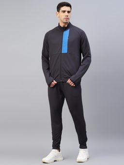 Dida - Grey Trendy Regular Dry Fit Multi Purpose Track Suit (Set of 2)
