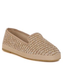 London Rag - Womens Round Toe Slip-On Loafers Brown