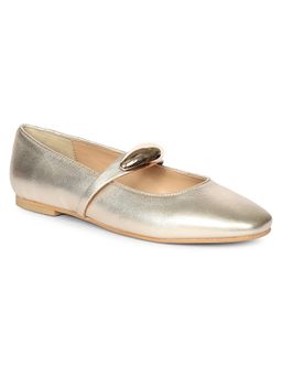 Viviblu - Platin Leather Ballerina