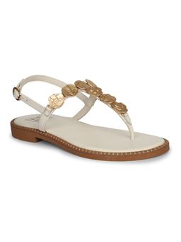 Viviblu - Off White Leather Sandals