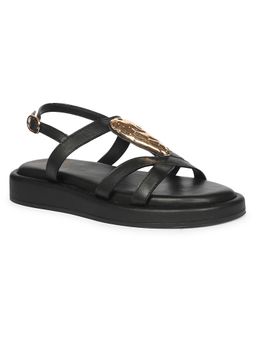 Viviblu - Black Leather Sandals