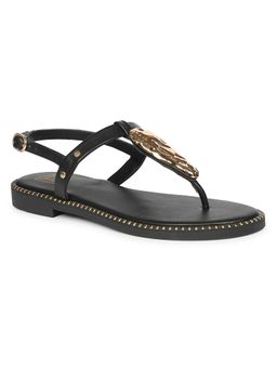 Viviblu - Black Leather Sandals