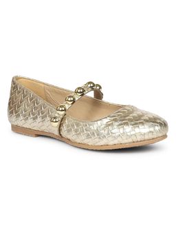 Viviblu - Gold Leather Ballerina