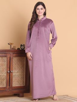Secret Wish - Women Pink Solid/Plain Nighty