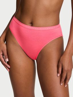 Victoria's Secret - Pink Stretch Cotton High-Leg Brief Panty