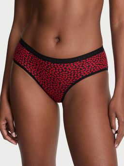 Victoria's Secret - Black Stretch Cotton Hiphugger Panty (XL)