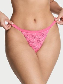 Victoria's Secret - Pink Stretch Cotton V-String Panty