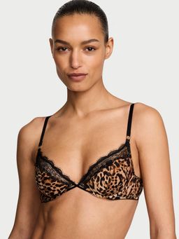 Victoria's Secret - Brown Tease Unlined Sheer Shimmer Demi Bra