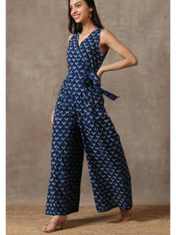 Okhai - epiphany Pure Cotton Hand Block Printed Jumpsuit