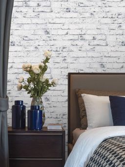 Excel - Wallpaper Exposed Brick In Grey