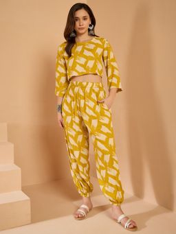 InWeave - Yellow Co-Ord Set