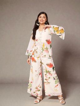 Ahalyaa - Floral Printed Co-Ord Set
