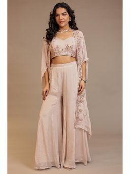 Zari Jaipur - Cream Zari Jaipur Embroidered Co-Ord Set