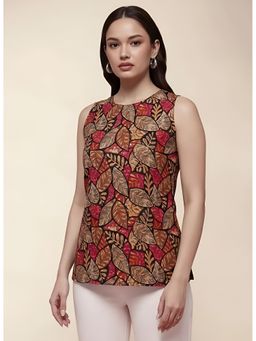arangya - Multicolour Premium Pure Cambric Cotton Printed Top