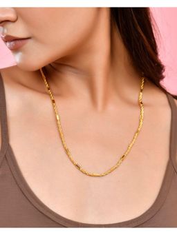 VOJ - Women Gold Plated Pipe Chain