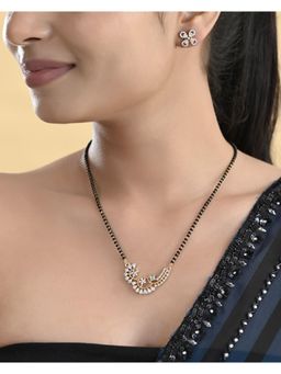 VOJ - Gold Plated Stylish Ad Mangalsutra Set