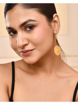 VOJ - Gold Plated Anti Tarnish Classic Drop Earrings