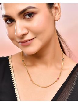 VOJ - Gold Plated Stainless Steel Designer Chain For Women