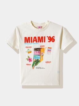 R&B - Ivory Cotton Graphic Top