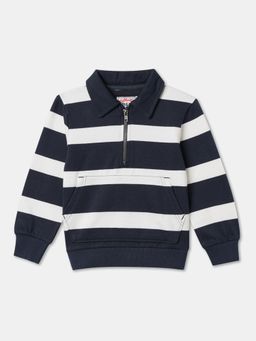 R&B - Multi-Color Cotton Stripes Sweatshirt