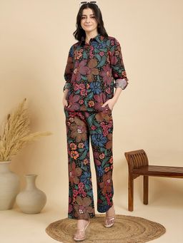 ZUMMER - Mulit-Color Printed Poplin Co-Ord Set