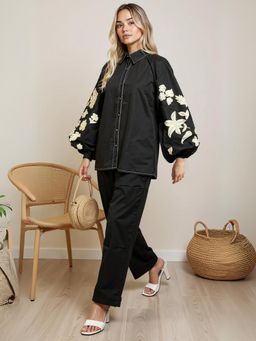 ZUMMER - Embroidered Cotton Co-Ord Set