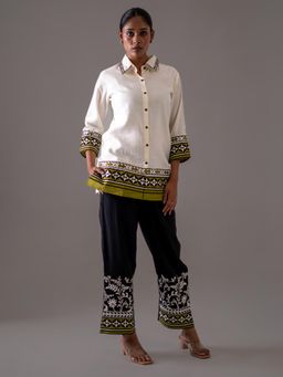 ZUMMER - Cotton Embroidered Co-Ord Set