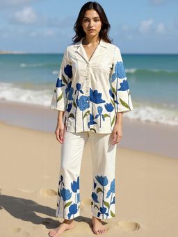 ZUMMER - White Printed Co-Ord Set