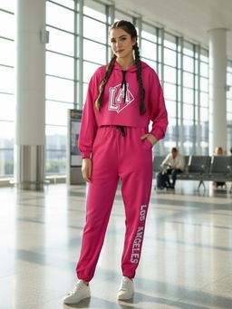 Sera - Women Regular Fushia Pink Joggers