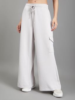 Go Colors - Scuba for Women Grey Mist Cargo Sweatpants