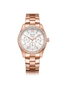 Alexandre Christie - AC 2827 BFB Ladies Multi Function Watch - Rose Gold