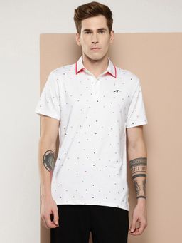 Alcis - Men Printed Golf Polo T-Shirt