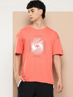 Alcis - Men Typography Printed Sports T-Shirt