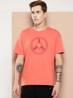 Alcis - Men Typography Printed Sports T-Shirt