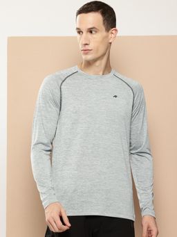 Alcis - Men Textured Slim Fit T-Shirt