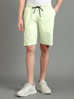 Bewakoof - Men's Fog Green Over Dyed Shorts