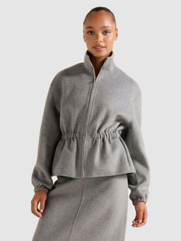 Forever New - Amara Grey Cinched Waist Jacket