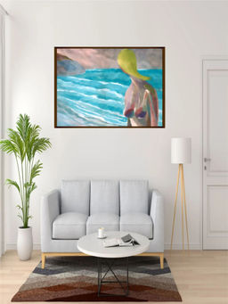 The Art House - Abstract Painting Multicolor (40X30 Inches)