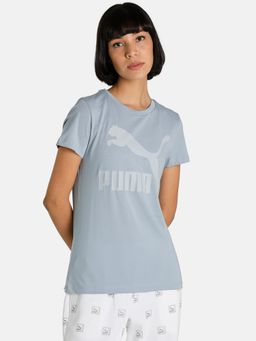 Puma - Classics Logo Women Blue T-shirt
