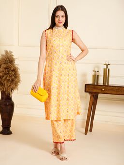 SAYARISH - Aiza Womens Kurta with Pants (Set of 2)