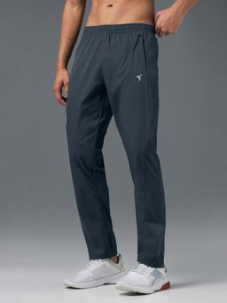 Technosport - Lytra Men's Grey Solid Slim Fit Sports Track Pant