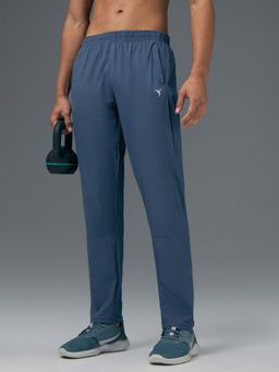 Technosport - Lytra Men's Blue Solid Slim Fit Sports Track Pant