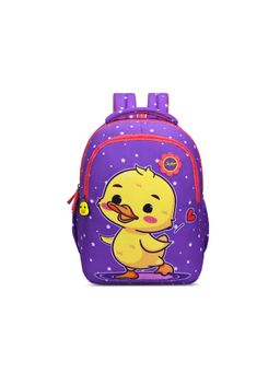 Skybags - Unisex Purple Graphic Printed Backpack (4-5 Years)